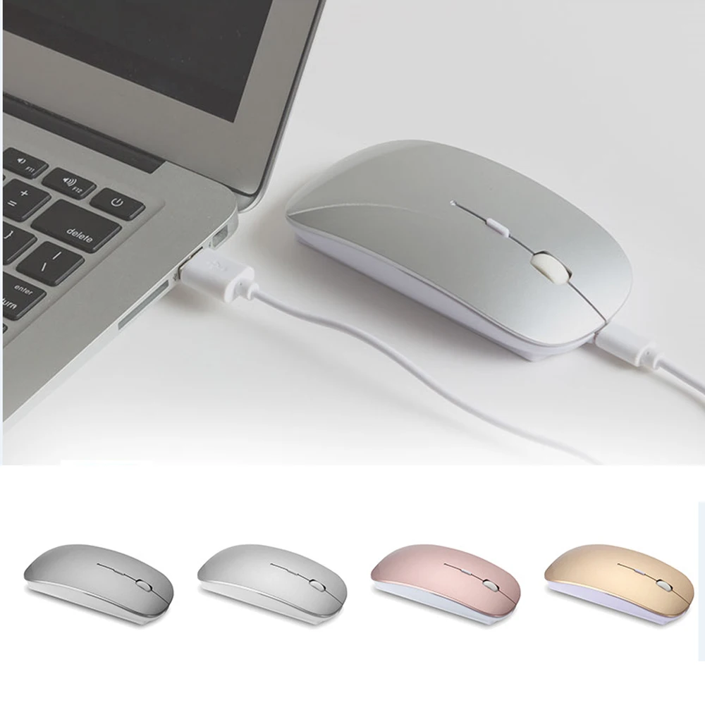 

Bluetooth 4.0 Rechargeable Silent Gaming Mouse for Xiaomi Mac Macbook for Win 10 Laptop Computer Wireless Mouse