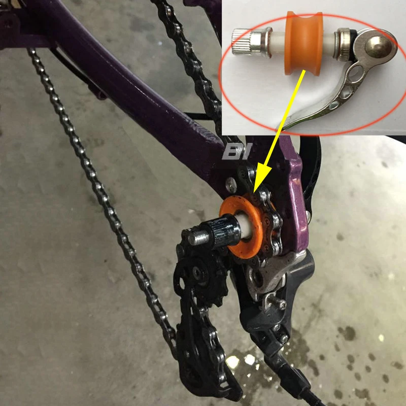 Инструмент для хранения цепи, инструмент для очистки велосипедных цепей, инструмент для быстрого крепления рычага, доступный для заднего переключателя