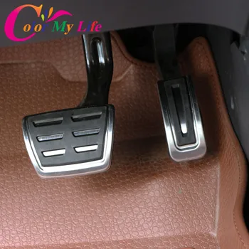 

Color My Life Stainless Steel Gas Brake Pedal MT/AT Pedals Cover for Seat Ibiza 6K 6L 6J Arosa Cordoba 6K 6L Leon Toledo 1M