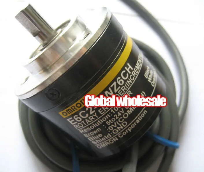 1 шт. E6C2-CWZ6CH 100 P/R кодировщик для OMRON/оптический поворотный Датчик скорости/инкрементное кодирующее устройство серводвигателя