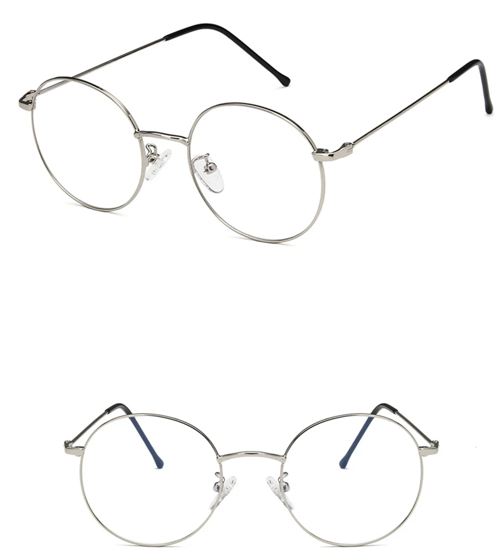Акция прямые продажи сплав очки Gafas оправа для очков унисекс ретро Овальный полный рецепт украшения