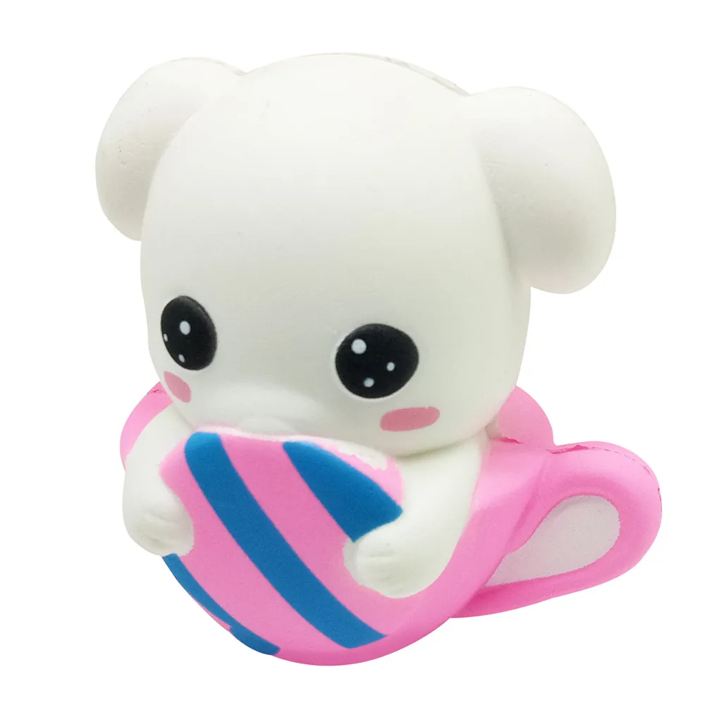 Squeeze Cup Dog медленно поднимающиеся декомпрессионные игрушки Пасхальный подарок ремешок для телефона 3,28