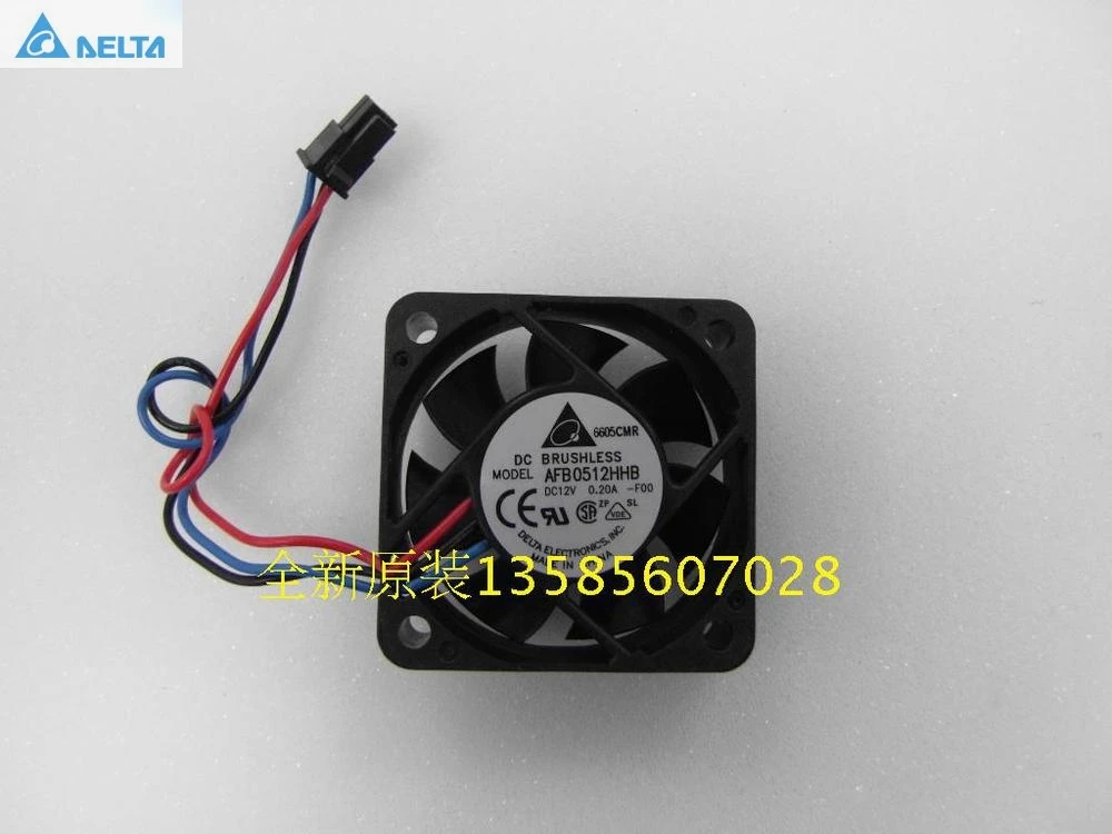 Охладитель охлаждения для delta fan AFB0512HHB 5015 50*50*15 мм DC 12 В 3 провода 0.20A 6400 об/мин 16.24CFM |