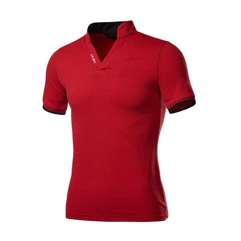FALIZA 2018 мужские поло рубашки летняя мода Camisa высокое качество короткий рукав s
