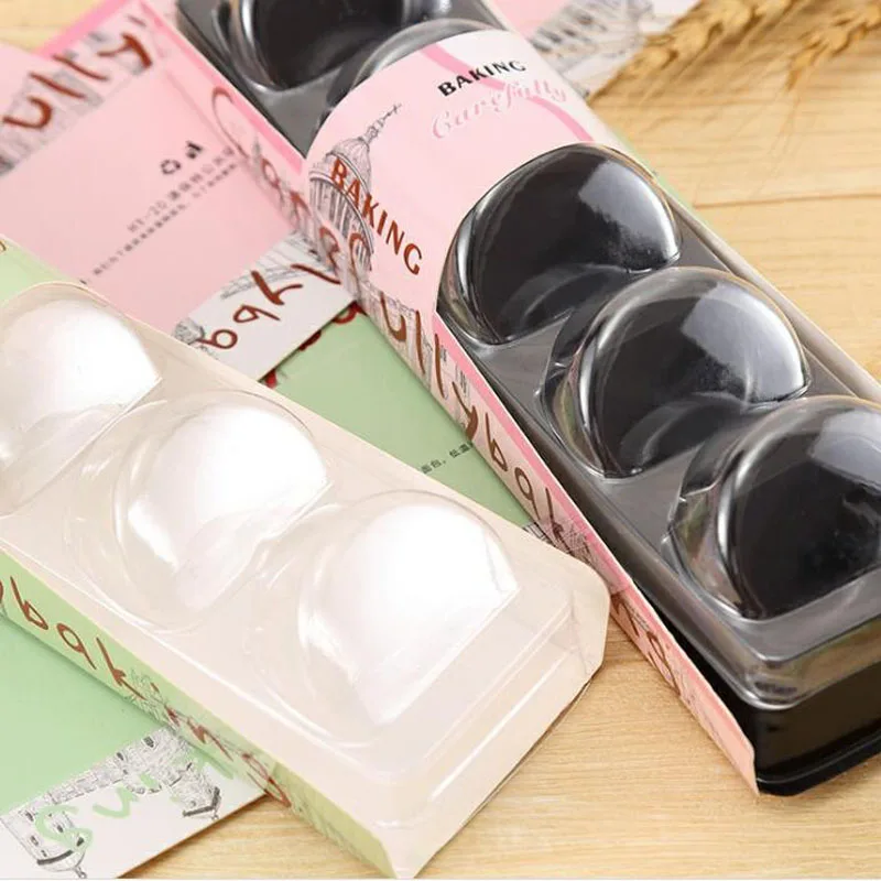 100 шт 5 стаканов пластиковая коробка для печенья и печенья прозрачная упаковка для макарон упаковка для выпечки ZA6554