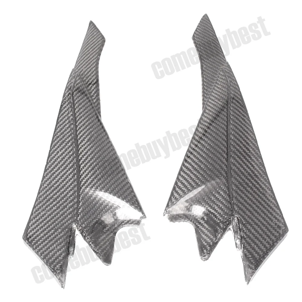 

For Suzuki GSXR600 GSXR750 GSXR 600 750 Tank Side Cover Panels Fairing 2008 2009 2010 2011 2PCS Carbon Fiber Motorcycle Parts