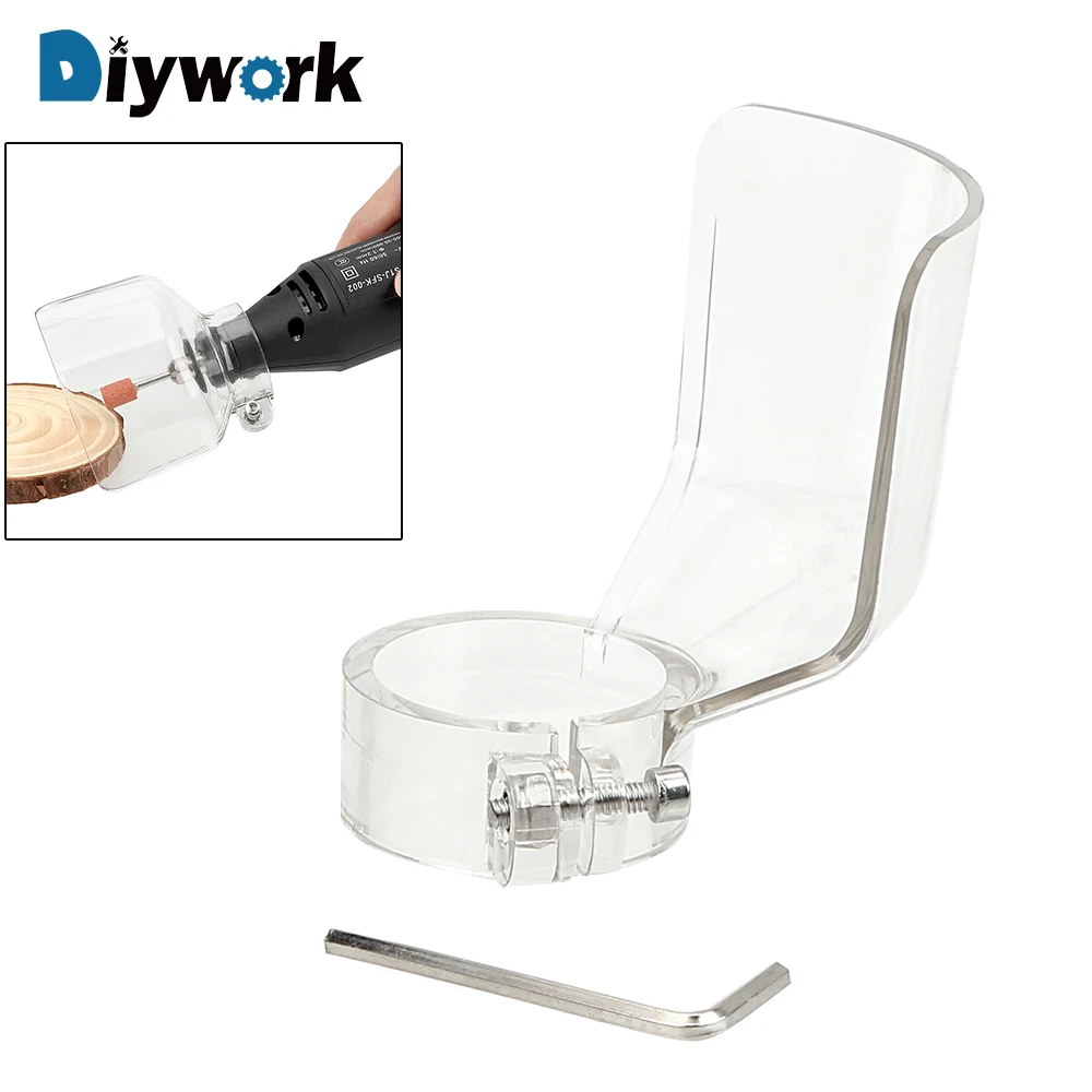  DIYWORK Electric Shield Grinding Safety Protect Cover Drill Holder Dust and Splash Protection Cover