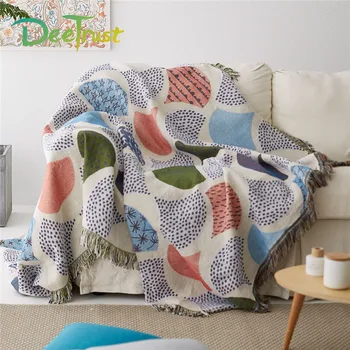 

Three Layers Original Design Cotton Blanket For Throw on Sofa Beds Soft Bed Plaid Home Decor Piano Cover Tapestry Cobertor