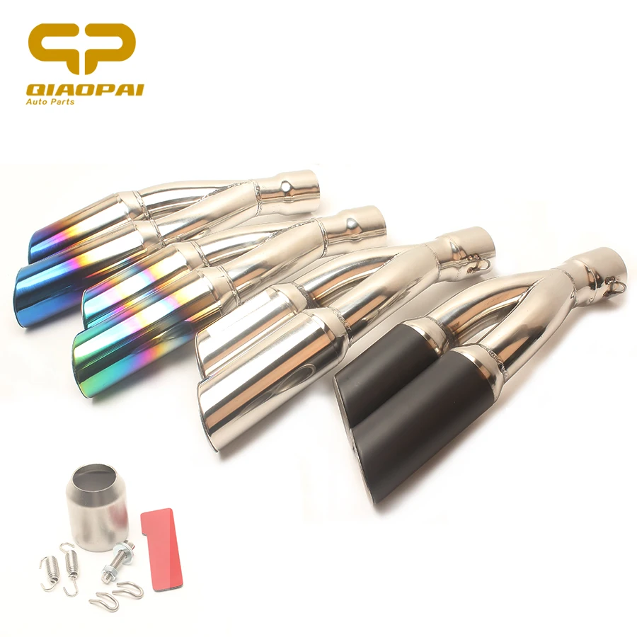 

Motorcycle refit modified Hondaa cbr300 Kawasaki SUZUKIi 250 Huanglong 300 thunder dual outlet mouth scorpion exhaust pipe