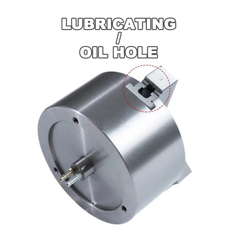 High Rigidity Structure and High Clamping Accuracy 3 Jaw LATHE Chuck 14-135mm Chucking Diameter Matching cylinder RA-130 (5)