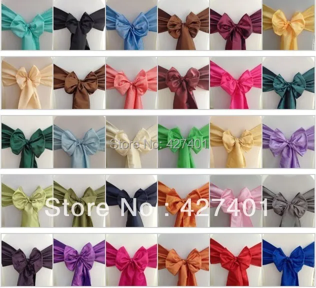 Hot Sale Light Antique Taffeta Chair Sash For Wedding Event & Party Decoration Hot Sale Light Antique Taffeta Chair Sash For Wedding Event & Party Decoration
