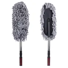 Полотенце из микрофибры для чистки машины Щетка авто окно Duster Выдвижная нержавеющая стальная длинная ручка восковый порошок моющийся Drag восковая шайба щетка Полотенце из микрофибры для чистки машины Щетка авто окно Duster Выдвижная нержавеющая стальная длинная ручка восковый порошок моющийся Drag восковая шайба щетка