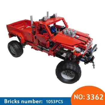

New 3362 Customised Pick-Up Truck Building Block Bricks Toy Boy Game Model Car DIY Gift Toys For Children