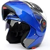 Casco de seguridad moto rcycle Flip Up DOT ECE moto rbike casco con visera interior cascos 105 ► Foto 3/6