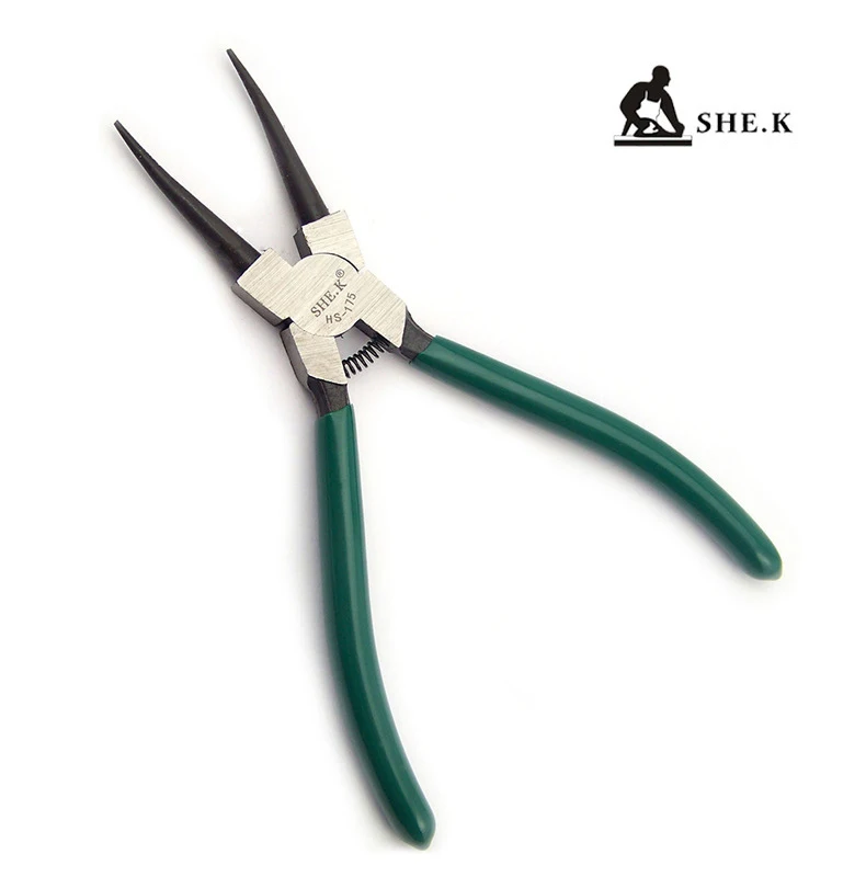 

SHE.K bending shaft bending Ju 5-18 inch multi shaft circlip pliers machine card ring pliers really and Inward