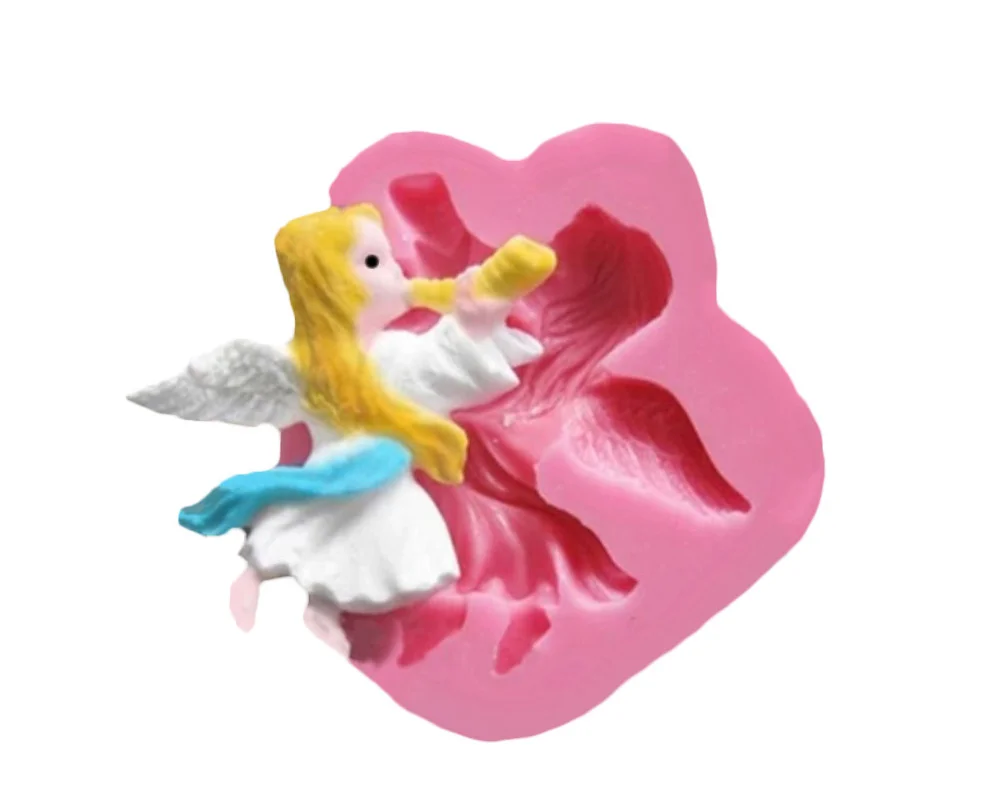 3D Angel Cupid Silicone Mold Fondant Cake Decoration Tools Wings Decorative Cake Mold for Baking Pastry Sugarcraft mold 279 (10)