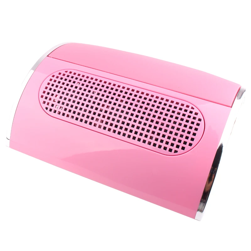 Pink 40W Nail Art Suction Dust Collector With 3 Fans Uv Gel Varnish Dust Collector Nail Art Tool Vacuum Cleaner Manicure Machine Fa - Цвет: Pink