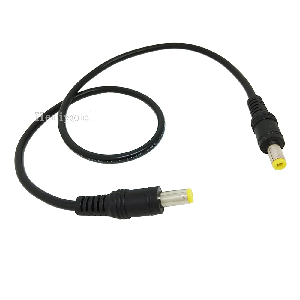 10Pcs 5.5/2.1 Cable CCTV DC tip 2.1x5.5mm male to male Connector extension cord 50 cm