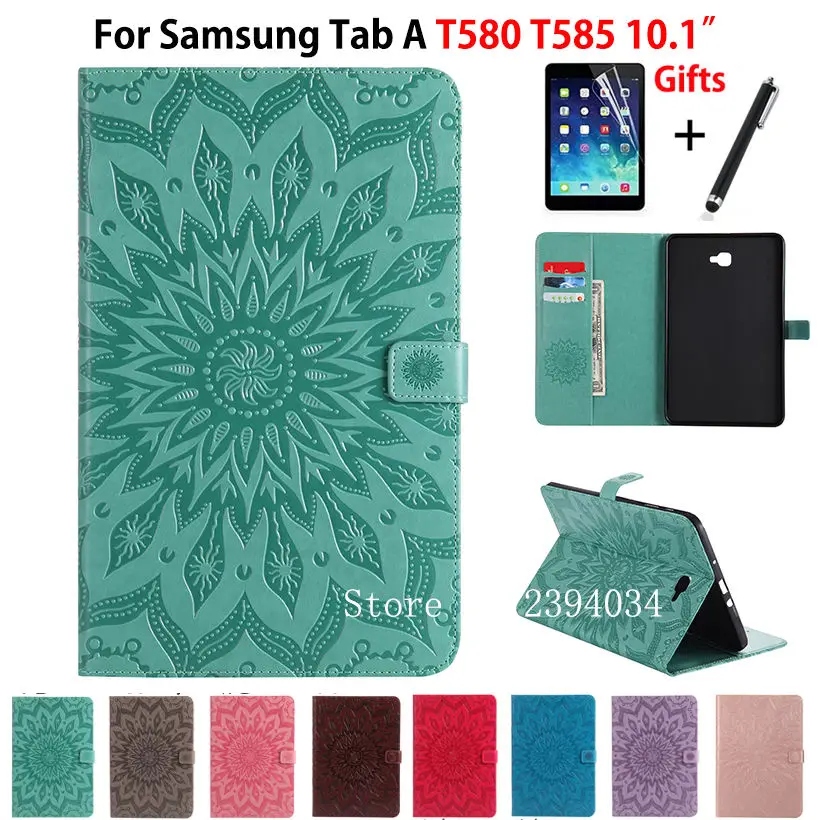 Модный чехол из искусственной кожи для планшета Samsung Galaxy Tab A A6 10 1 2016 T580 T585 SM T580N