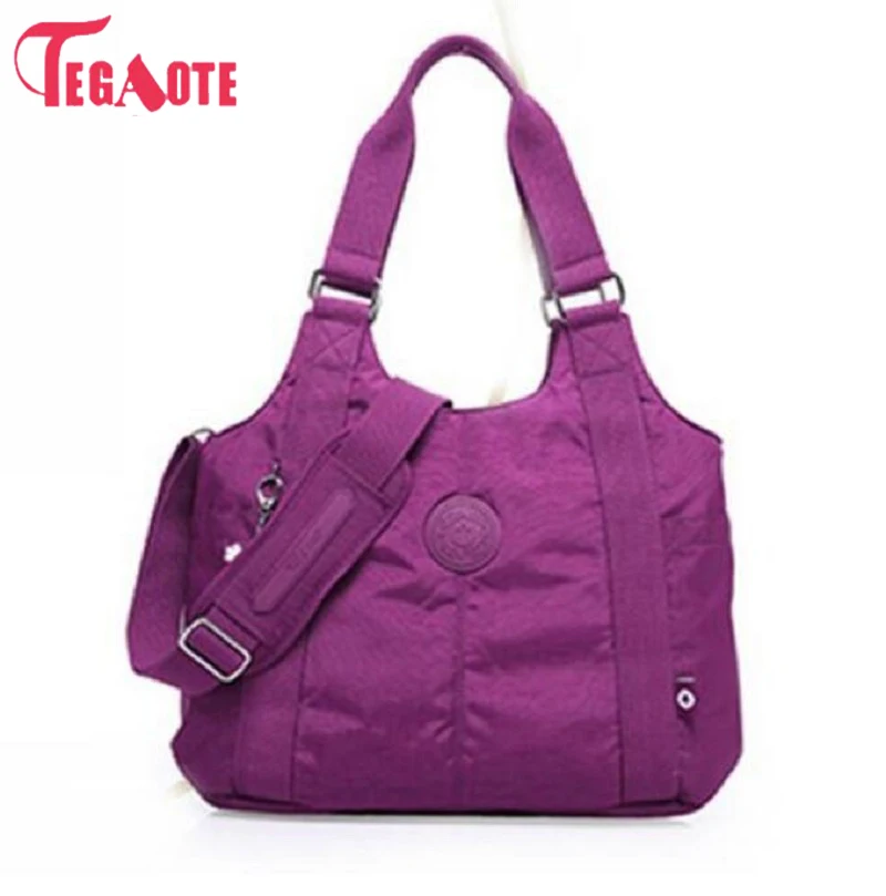Cheap TEGAOTE New Women Handbags Female Shoulder Messenger Bags for Women Luxury Handbag Designer Top handle Bag Tote Bolsa Feminina