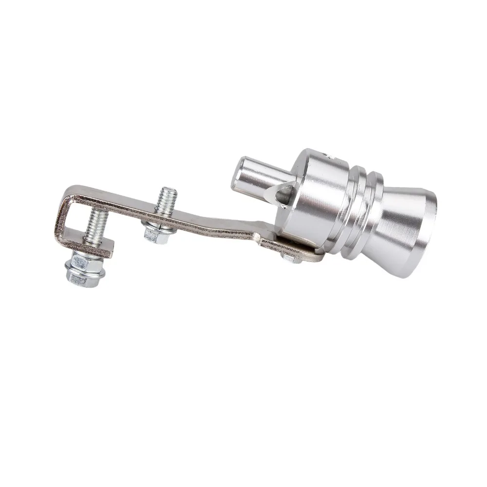 

Turbo Sound Exhaust Whistle Blow off Valve Simulator Whistler silver XL NEW