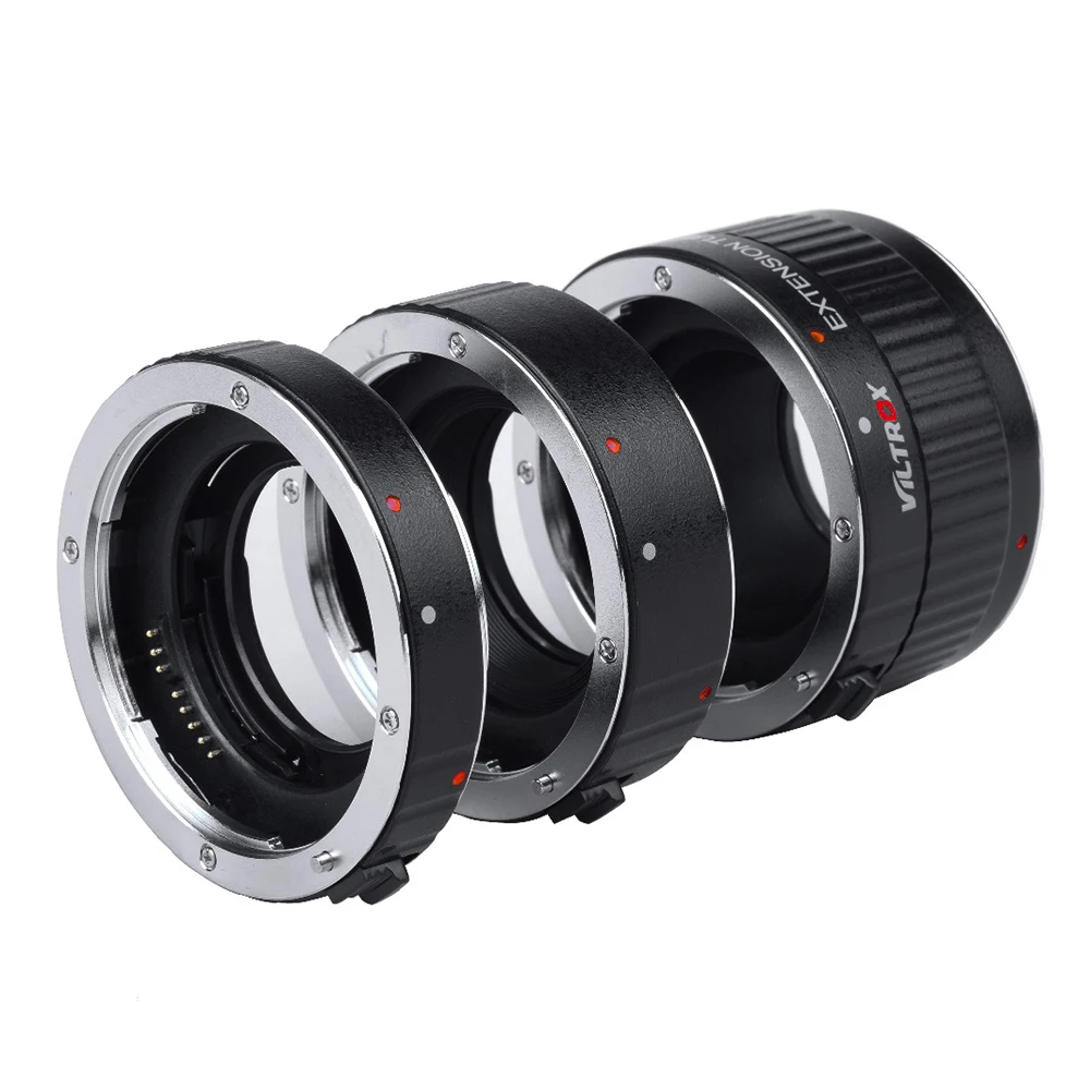 

Viltrox Metal Mount Auto Focus AF Macro Extension Tube Lens Adapter for Canon EOS 750D 700D 650D 70D 60D 5D II 7D DSLR