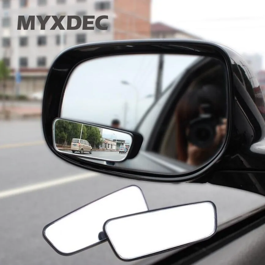 Buy Car Round Square Rearview Mirrors Universal Blind