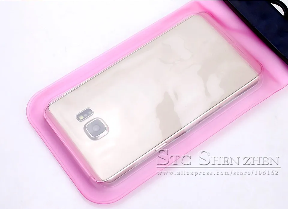 For Samsung Galaxy S7 S6 S5 S4 Mobile Cell Phone 5.7 to 6 inch Universal Waterproof Diving PVC Bag Case Underwater Pouch Cover (5)