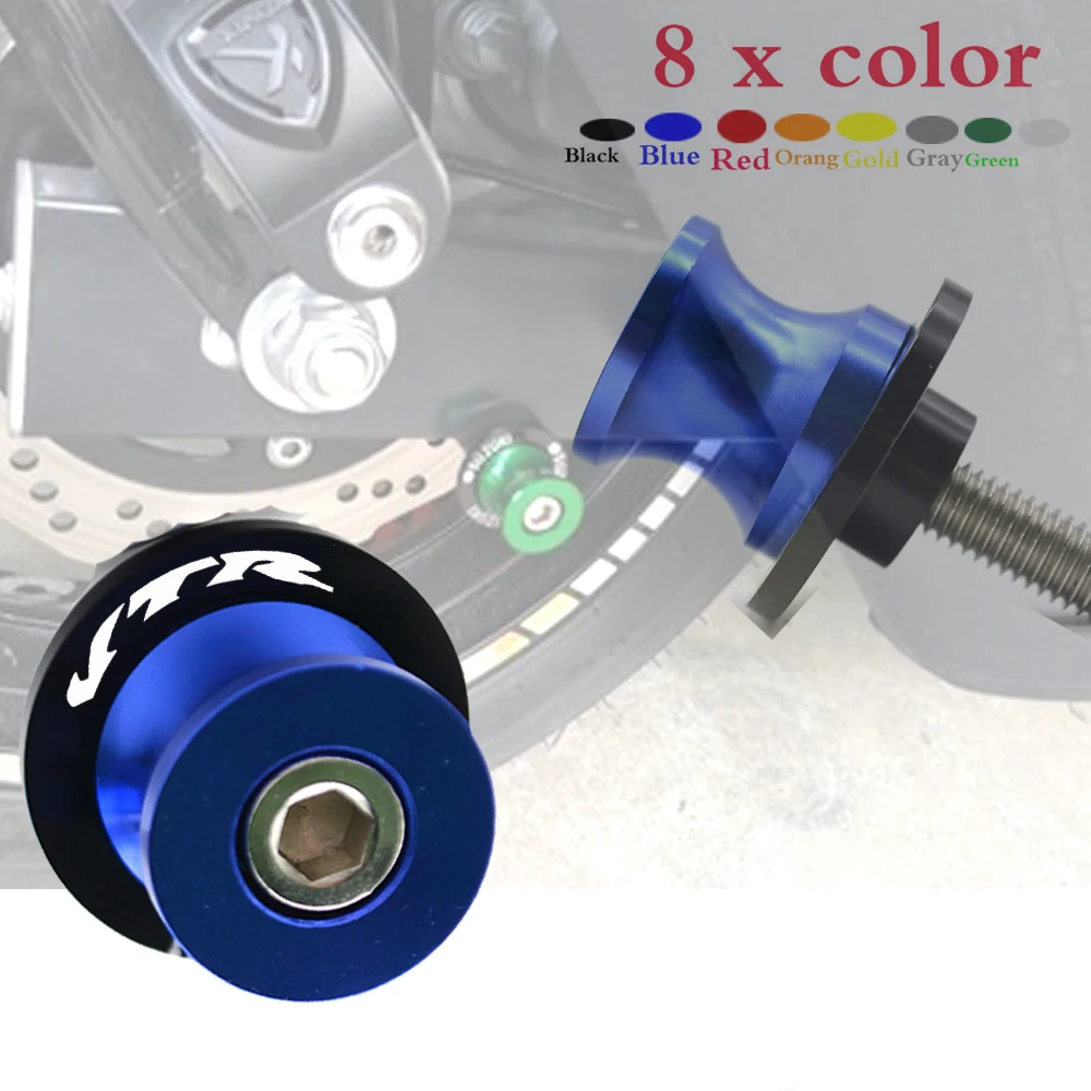 

CNC Motorcycle Frame Stands Screws sliders Swingarm Spools Slider For Honda VTR 1000 RC51 VTR1000 motorbike accessories m8 bolts