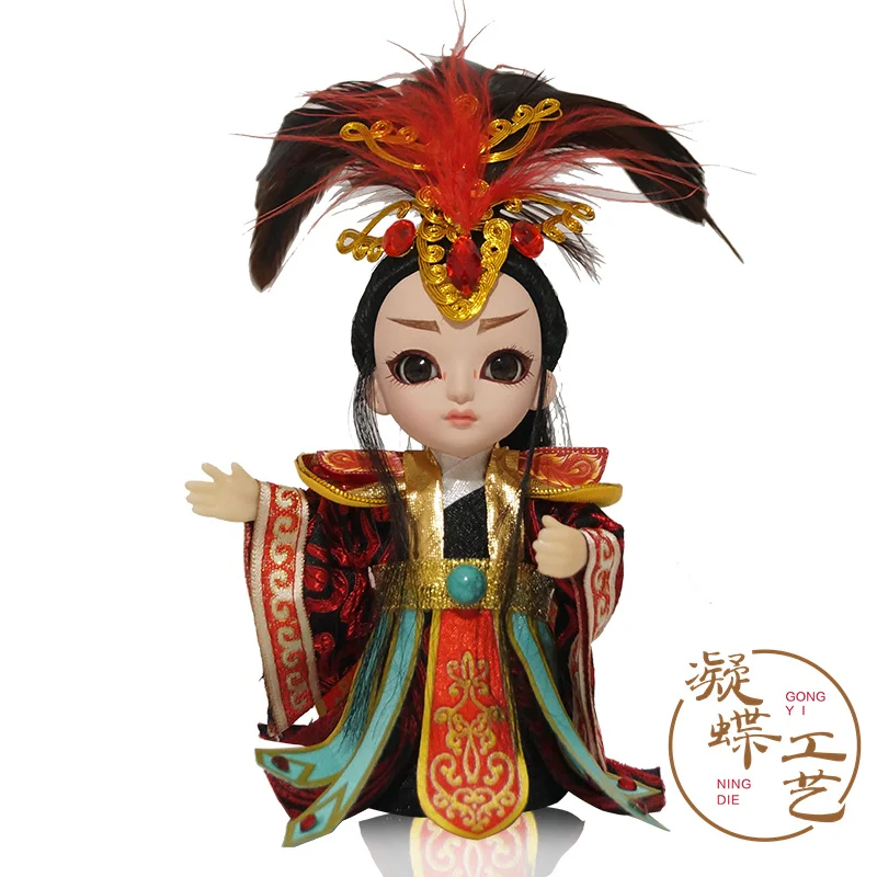 

Q version doll Chinese wind small gifts Chinese Square gift Beijing Tang silk Features arts and crafts ningdie