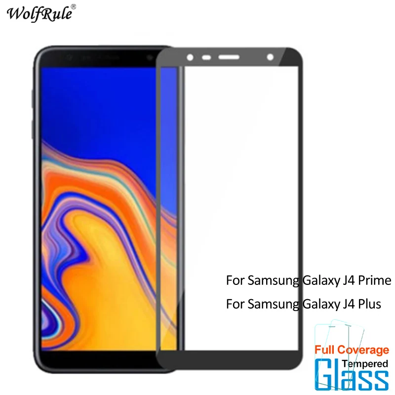 Защитное стекло для Samsung Galaxy J4 Plus закаленное защитная пленка телефона J415 2