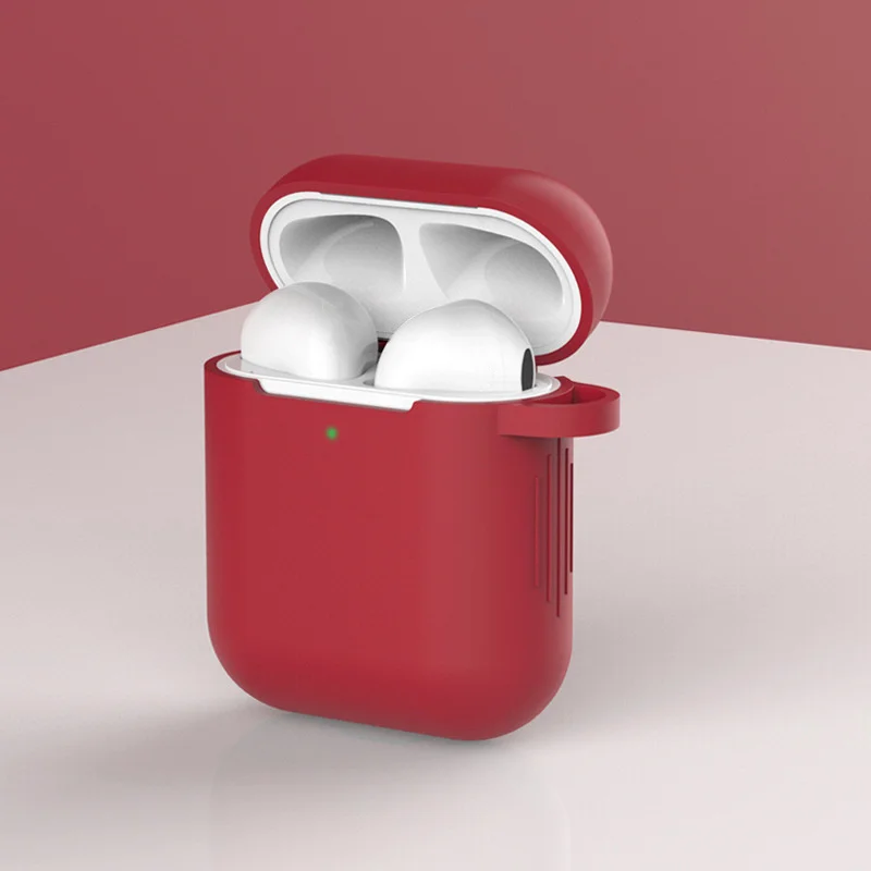 Силиконовый чехол для Airpods2 роскошный защитный наушников Apple Air Pods 2 Airpods