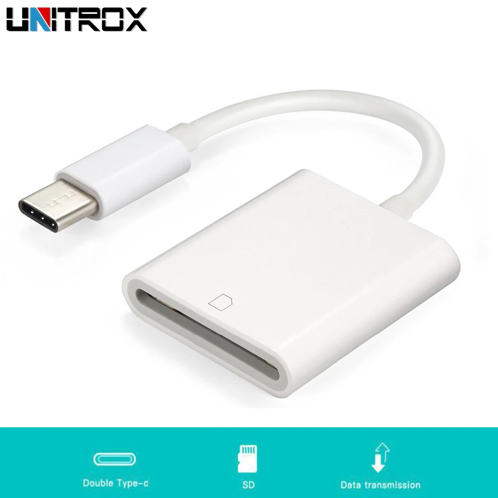 

2019 New USB 3.1 Type C USB-C to SD SDXC Card Digital Camera Reader Adapter Cable for Macbook Cell Phone Samsung Huawei Xiaomi