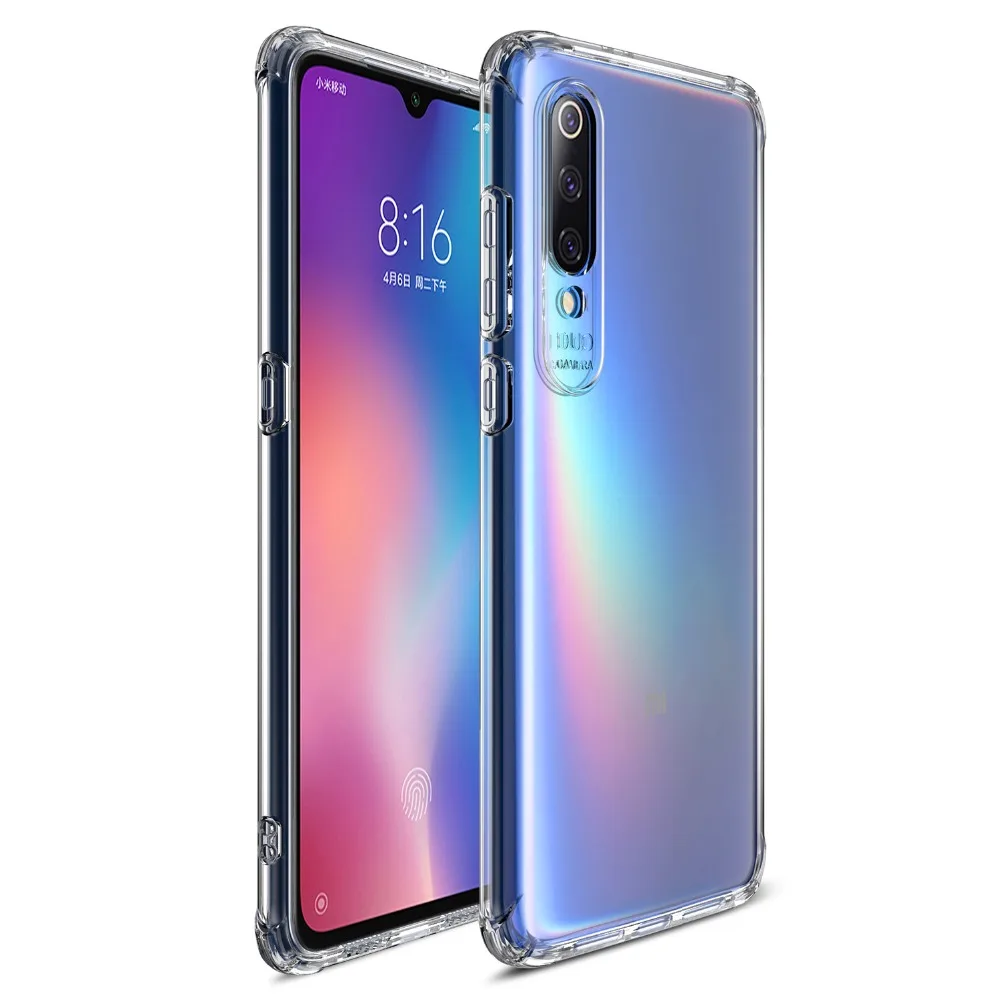 Msvii Airbag Case For Xiaomi Mi 9 SE Note 7 Transparent Silicone Clear TPU Soft Shell For Xiaomi Mi9 Redmi 7 Cover Coque Luxury
