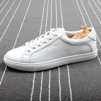 

CuddlyIIPanda Brand New Arrival Spring Summer Fashion White Shoes Breathable Men Fashion Classic Outdoor Driving Casual Sneakers