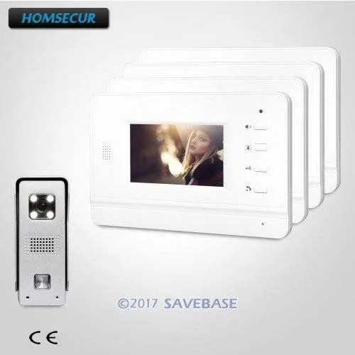 HOMSECUR 4,3 "Hand-Free Video домофон система вызова с внутримонитором аудио взаимодействие для вашего дома