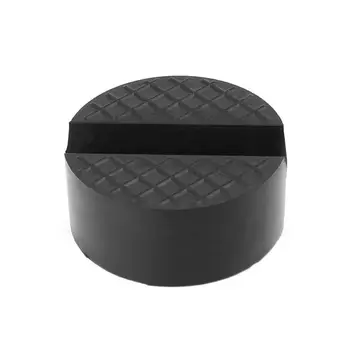 

Black V-groove Car Jack Rubber Pad Anti-slip Rail Protector Support Block Heavy Duty For Car Lift