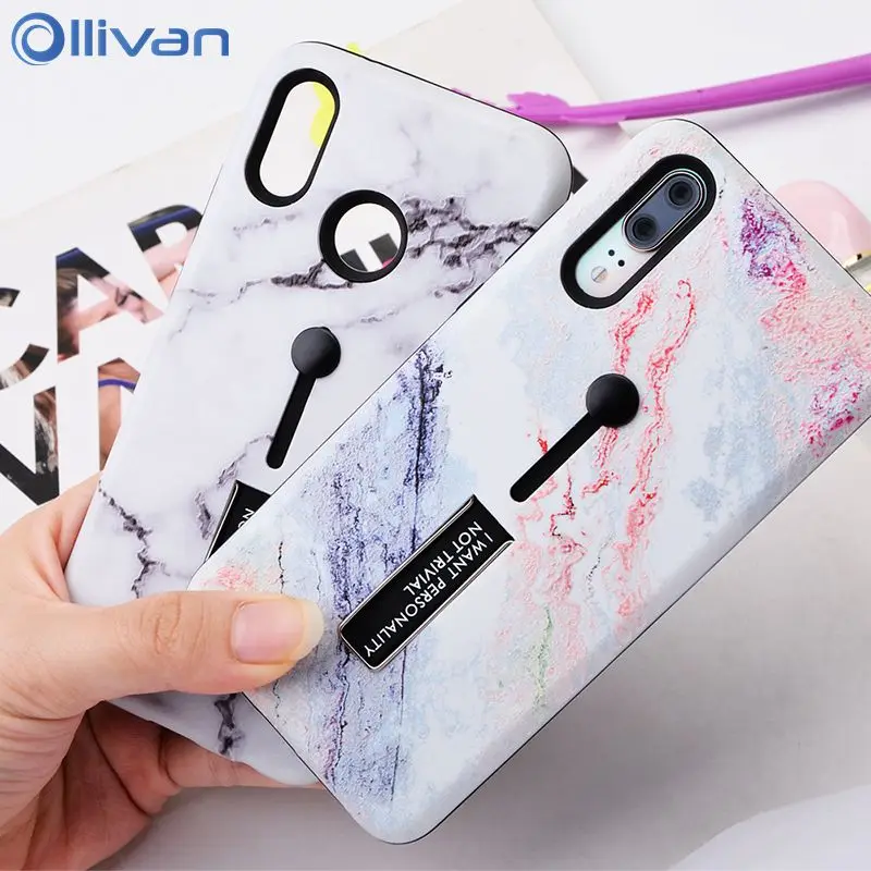 Мраморный силиконовый чехол для Huawei Mate 20 Lite P30 Pro чехол-подставка P20 mate 10 чехлы |