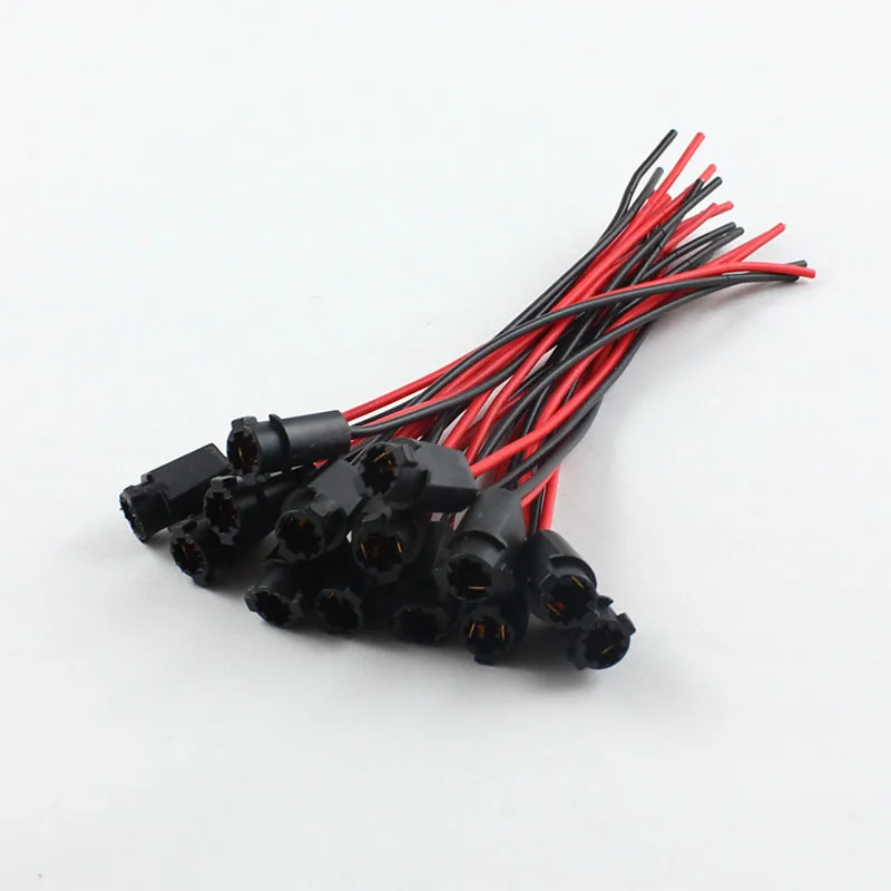 

Car Socket Connector cable wire Xenon LED Light Bulb T5/17/18/37/70/73/74/79/85/86/2721 10pcs/lot Free shipping!