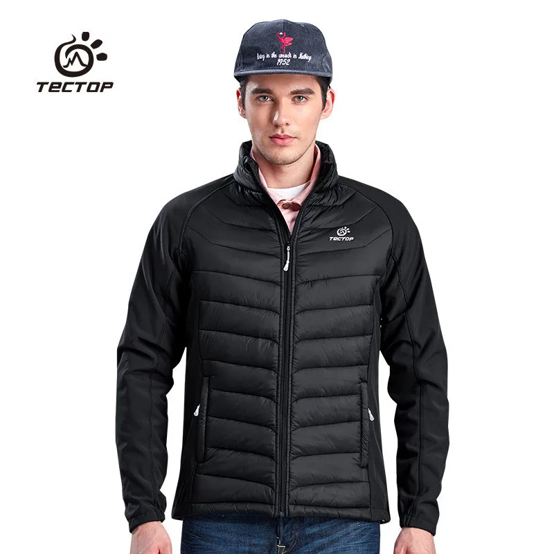 

TECTOP Newest Winter Outdoor Men Windbreaker Down Jacket Sports Thickening Breathable Mountain Climbing Camping Hiking Jacket