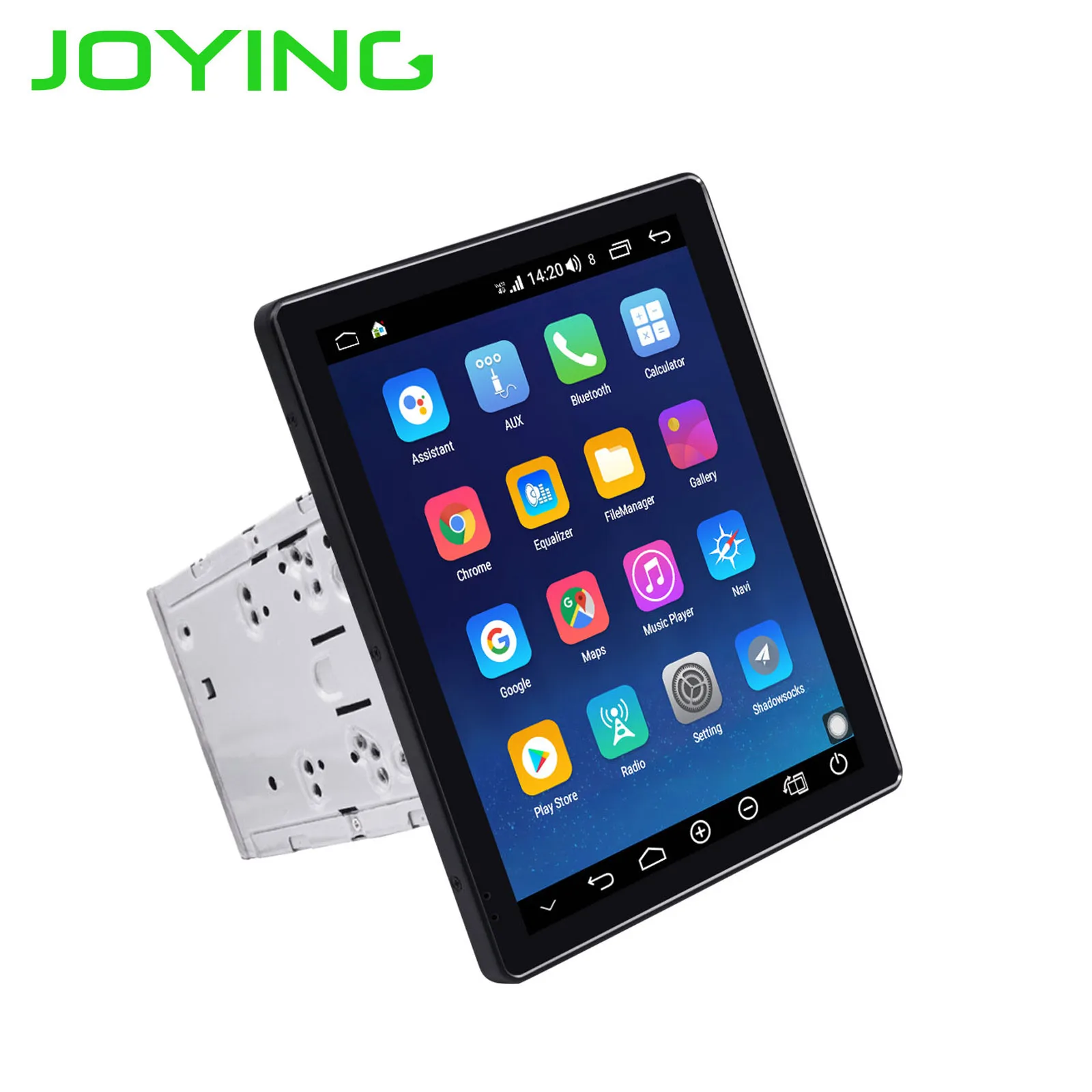Perfect 4GB+64G autoradio with Tesla style screen IPS 9.7" Double Din Android 8.1 Car Stereo Radio head unit GPS player support Carplay 1