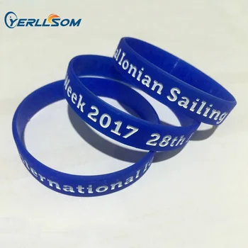 

YERLLSOM 250PCS/Lot High Quatlity Custom bracelets silicone with deep logo silicone bracelets for gifs P19051801