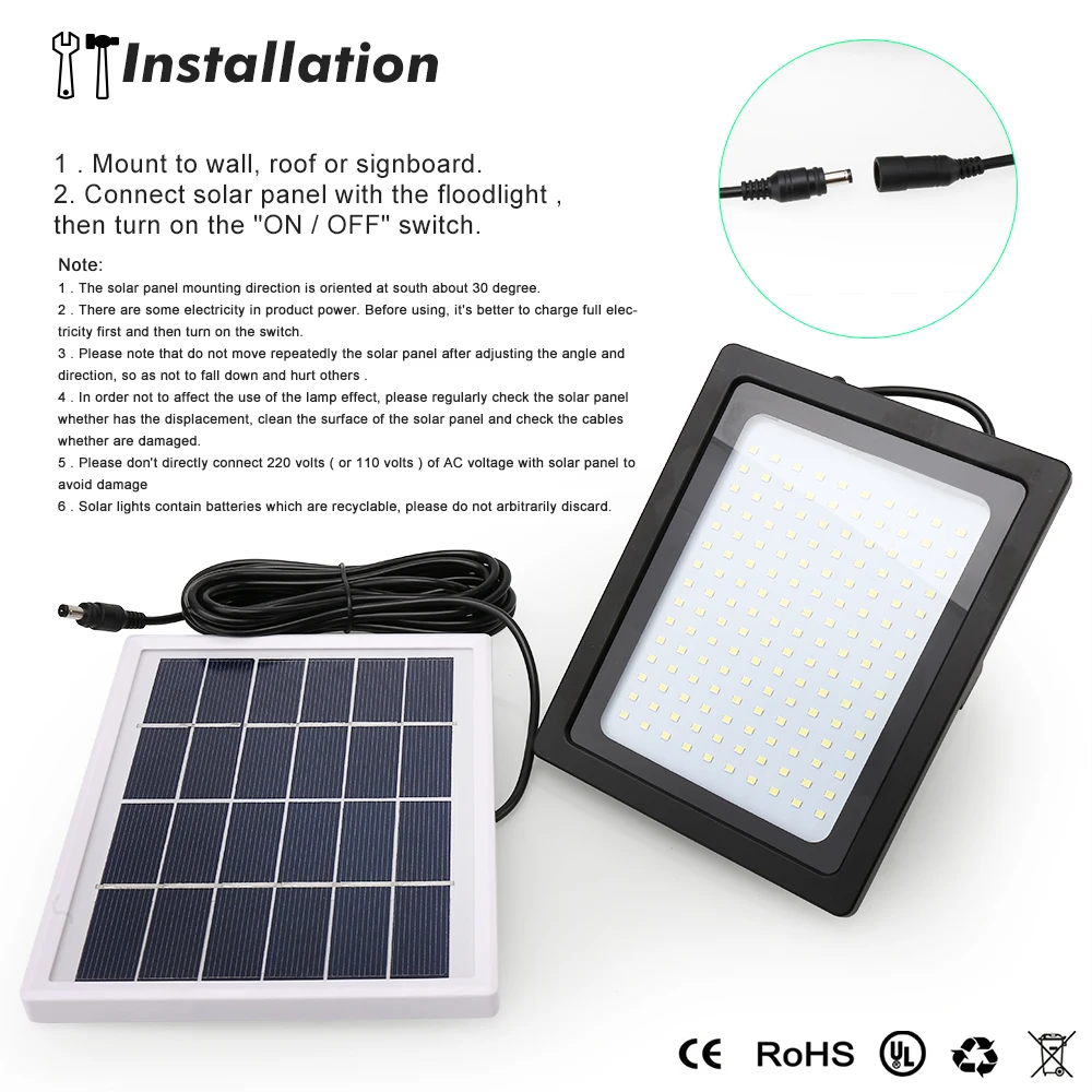 Sensor de Movimento Luz ao ar Leds Solar Detecção Projector Lâmpada Parede Lâmpadas Solares Jardim Livre Iluminação Led Luzes 150 Luz Pir 13 movimento detecção projector lâmpada parede lâmpadas solares