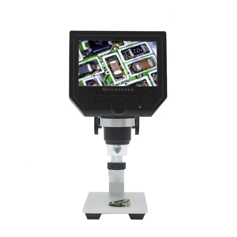 G600 600X ЖК-дисплей электронный микроскоп зум 3.6MP портативный светодиодный цифровой видео микроскоп с алюминиевым сплавом стент