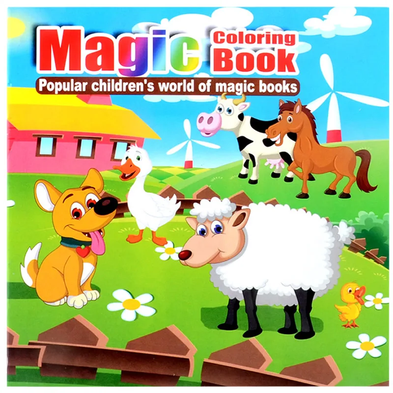 22 Pages New Cute Livestock Secret Garden Painting Drawing Kill Time Book Will Moving Diy Children's Puzzle Magic Coloring Book 22 Pages New Cute Livestock Secret Garden Painting Drawing Kill Time Book Will Moving Diy Children's Puzzle Magic Coloring Book