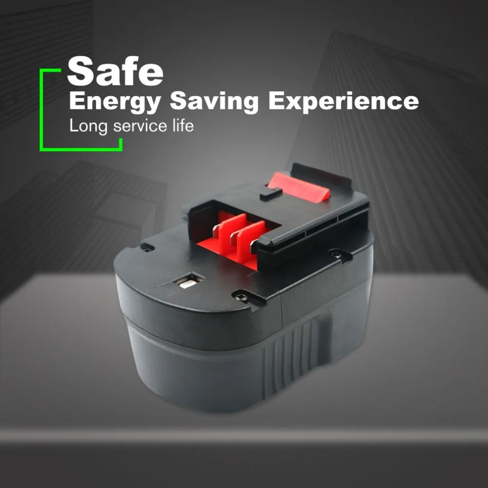 

12V 2500mAh NI-MH Rechargeable tool battery For BLACK & DECKER A12 A12EX FSB12 A1712 HP12K HP12KD High Quality