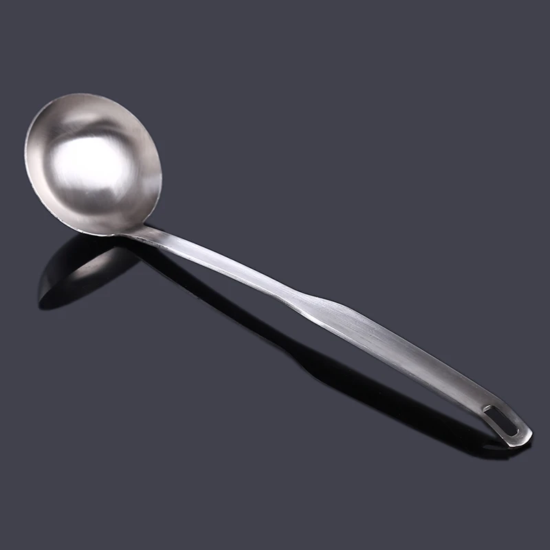 Soup spoon Длинная ручка инструмент для приготовления пищи из нержавеющей стали ГОРЯЧАЯ супница ложка-сито инструменты для кухни высокого качества домашний кухонный дуршлаг - Цвет: Soup spoon