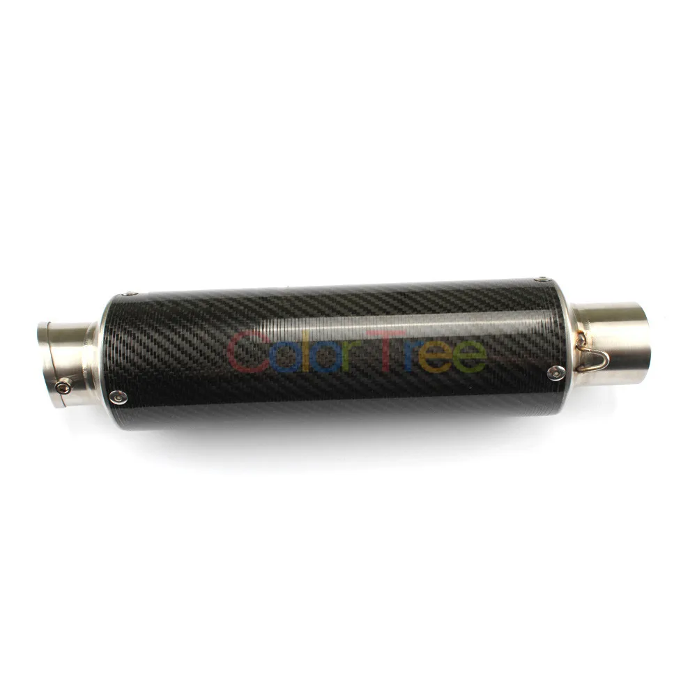 

Universal Motorcycle Exhaust Pipe Muffler Pipe Carbon fiber 51MM/2inch For Triumph THRUXTON R DAYTONA 675 R