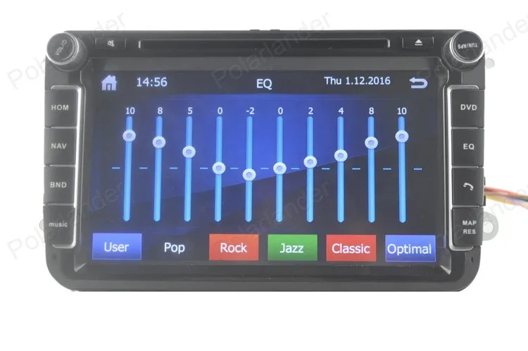 Best Two Din 8 Inch CarDVD Player For VW/POLO/PASSAT/Golf/Skoda/Octavia/SEAT/LEON 3G Wifi Radio GPS Windows Ce system 3