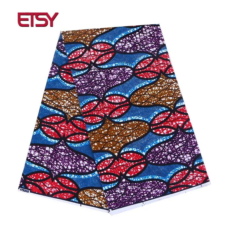 

2019 ankara African print fabric cotton veco-friendly African Hollandais Real Dutch Wax patchwork fabric 24FS1064